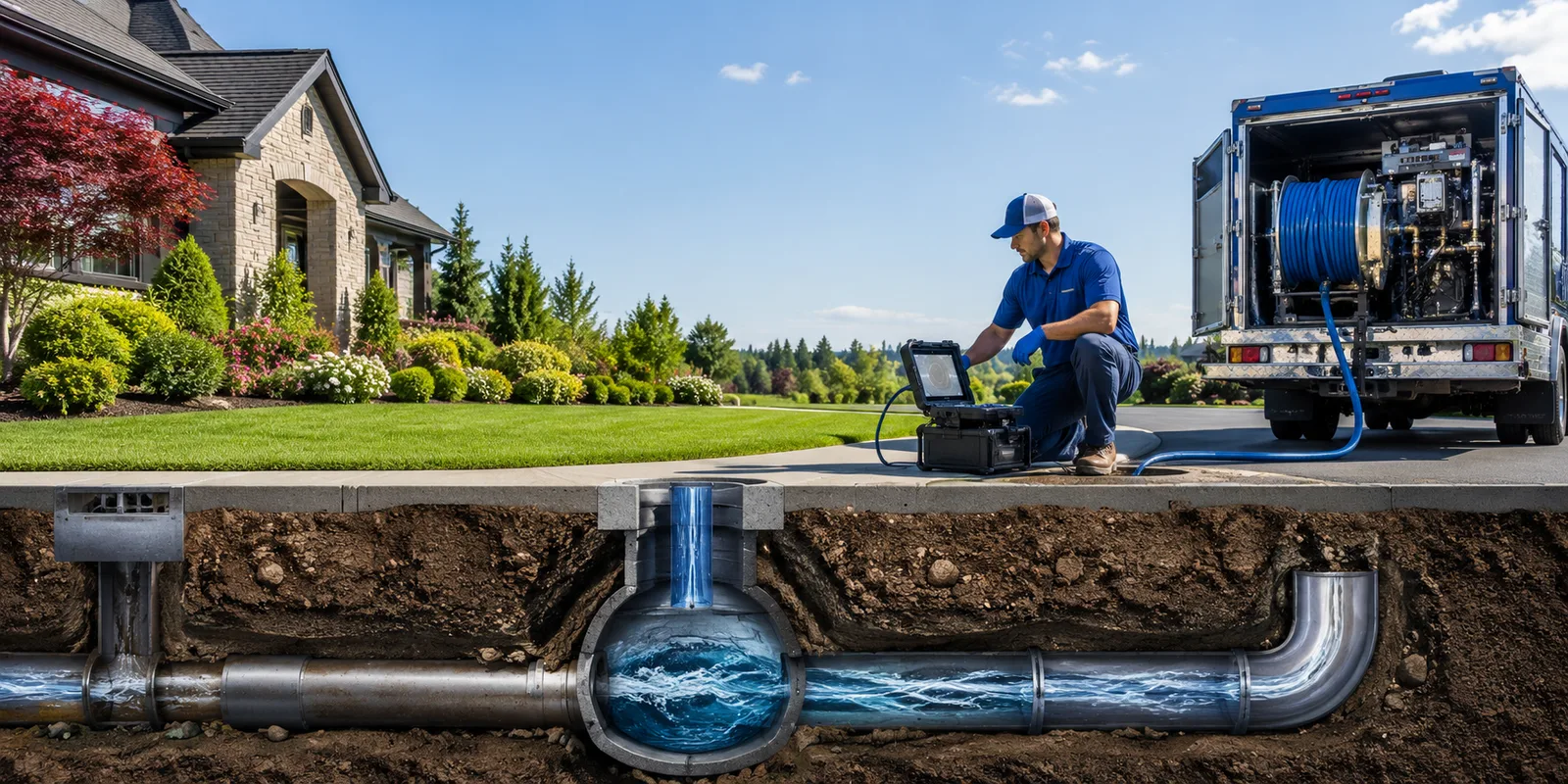 Drainage restoration information for Blacksville, WV